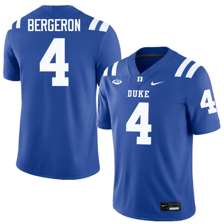 Cameron Bergeron Duke Jersey,Duke Blue Devils #4 Cameron Bergeron Jersey Youth College-Blue